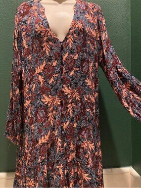 Floral V-Neck Mini Dress